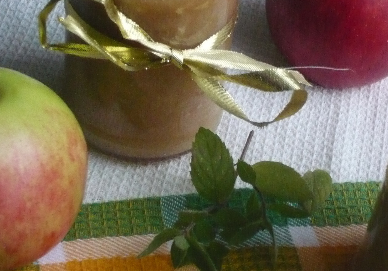 Marmolada jabłkowa z miętą foto