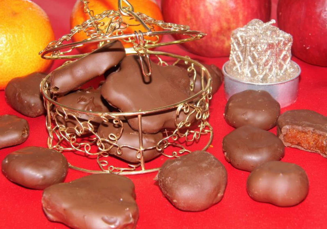 Marmoladki w czekoladzie foto