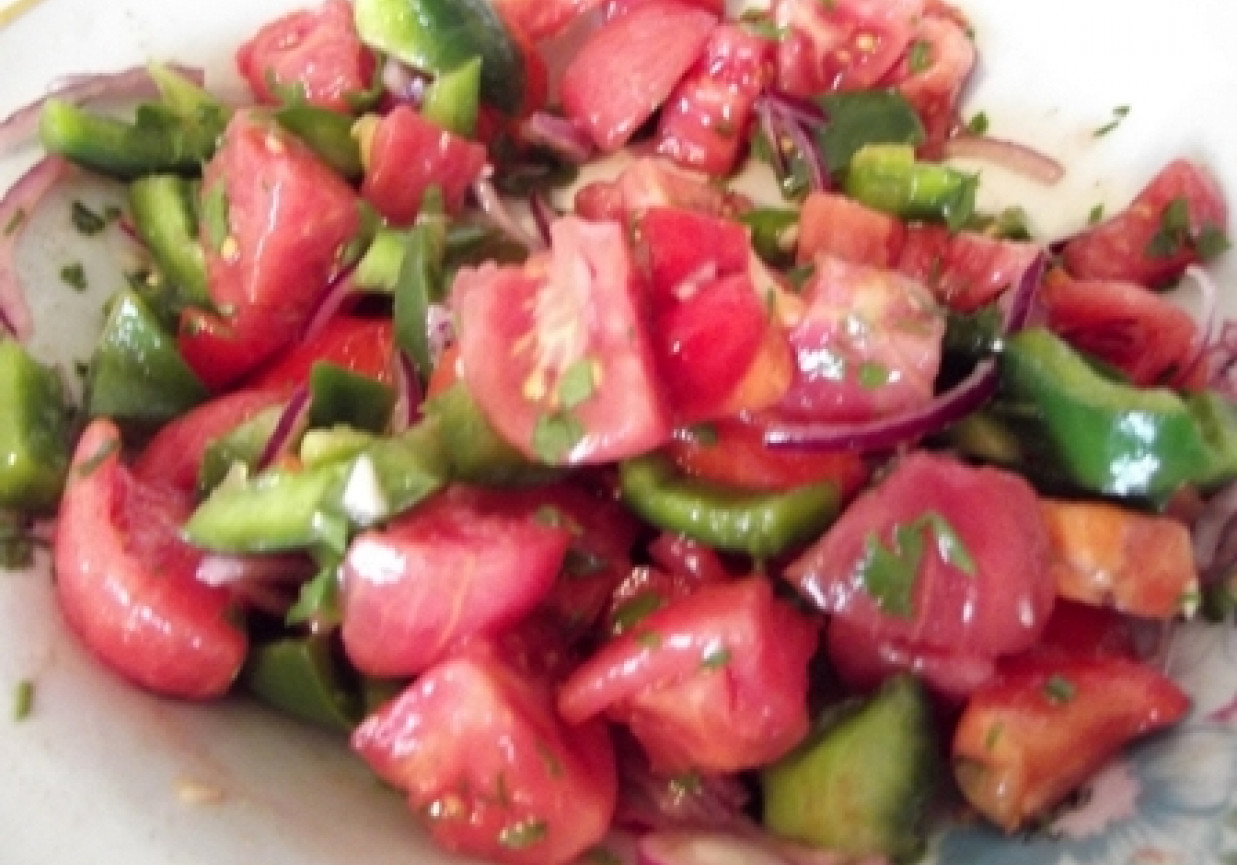 Marokańska sałatka pomidorowa foto
