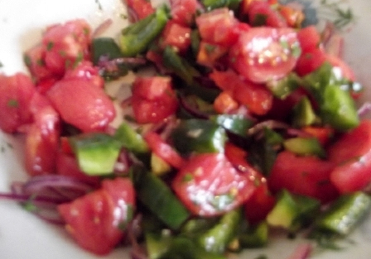 Marokańska sałatka pomidorowa foto