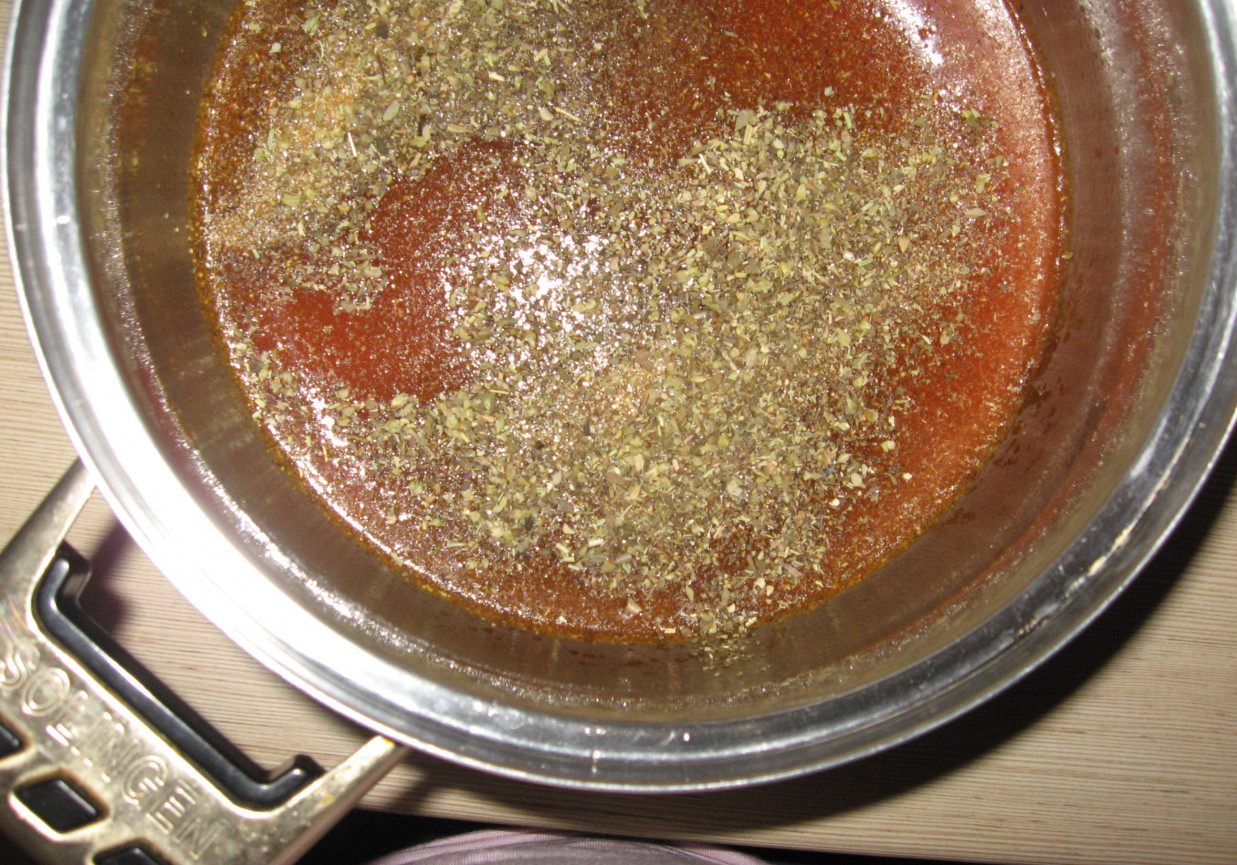 Marynata do mięsa z ketchupem foto