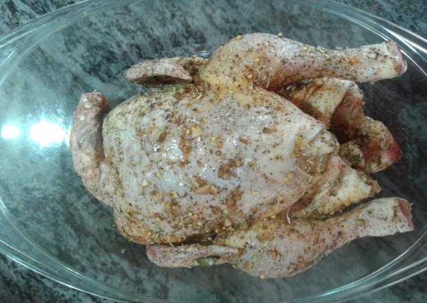 Fotografia przedstawiająca Marynata kurczaka z imbirem i tymiankiem