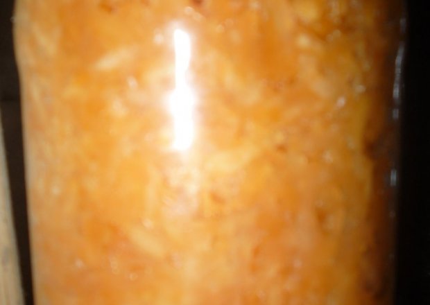 Fotografia przedstawiająca Marynowane jabłka starte