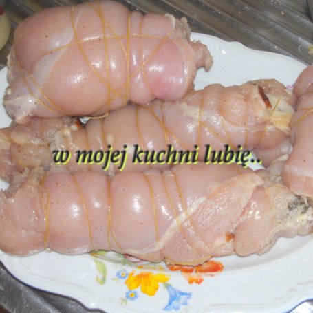 Krok 2 - marynowane piersi kurczaka  a`la zrazy... foto