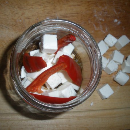 Krok 3 - Marynowany ser feta foto