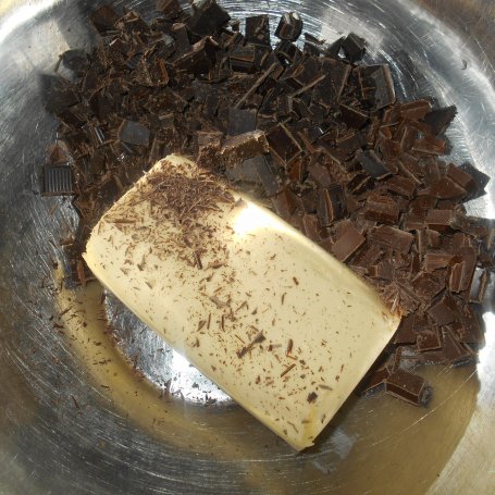 Krok 1 - Maślane ciasteczka z mielonym lnem i czekoladą foto