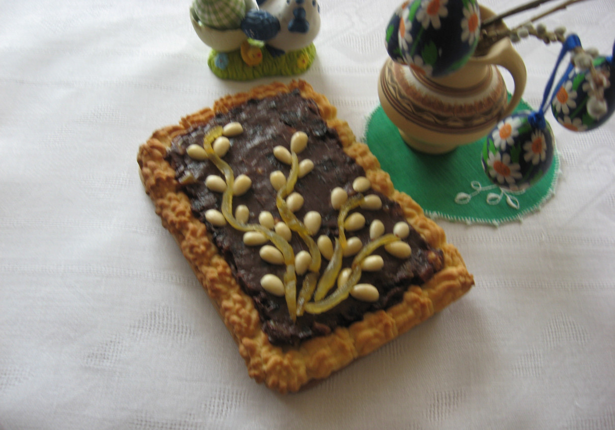 Mazurek „śliwka w czekoladzie” foto