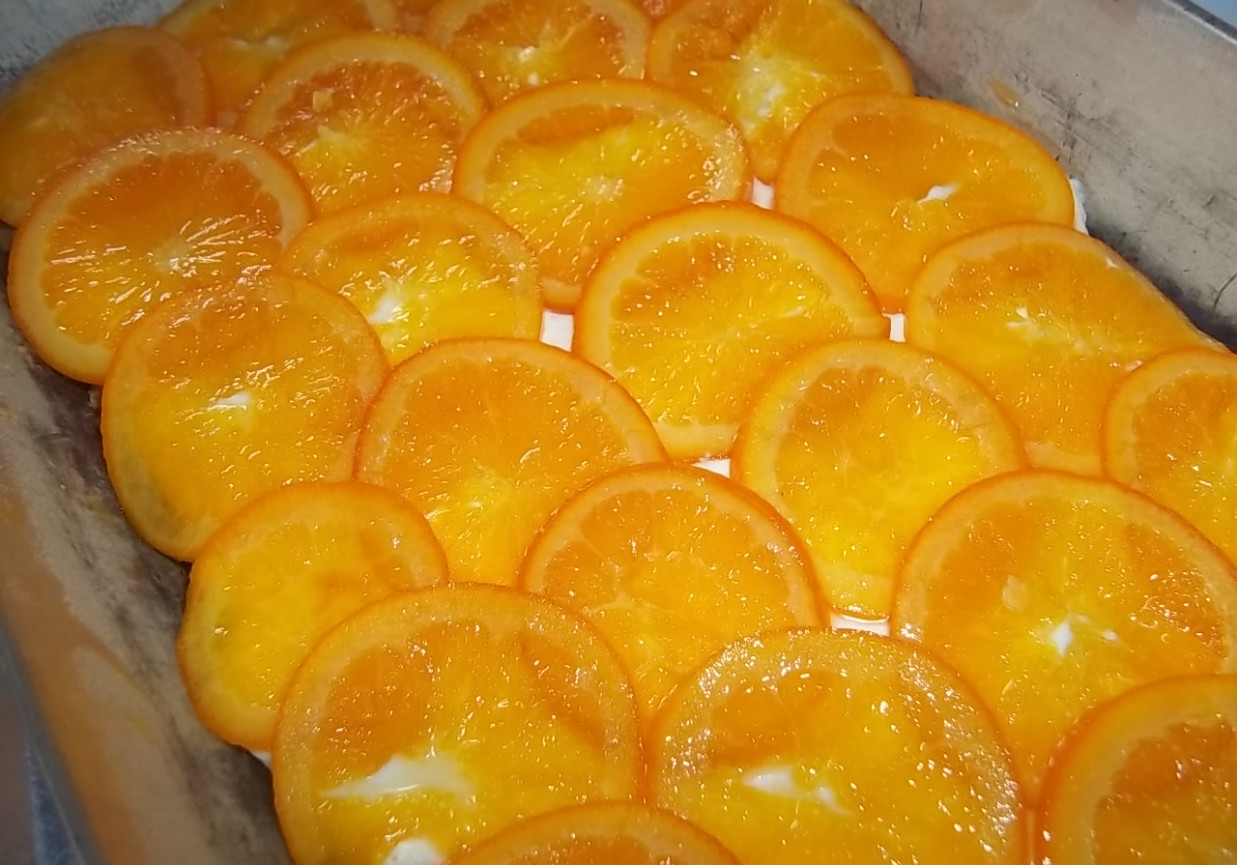 Mazurek z pomarańczami foto