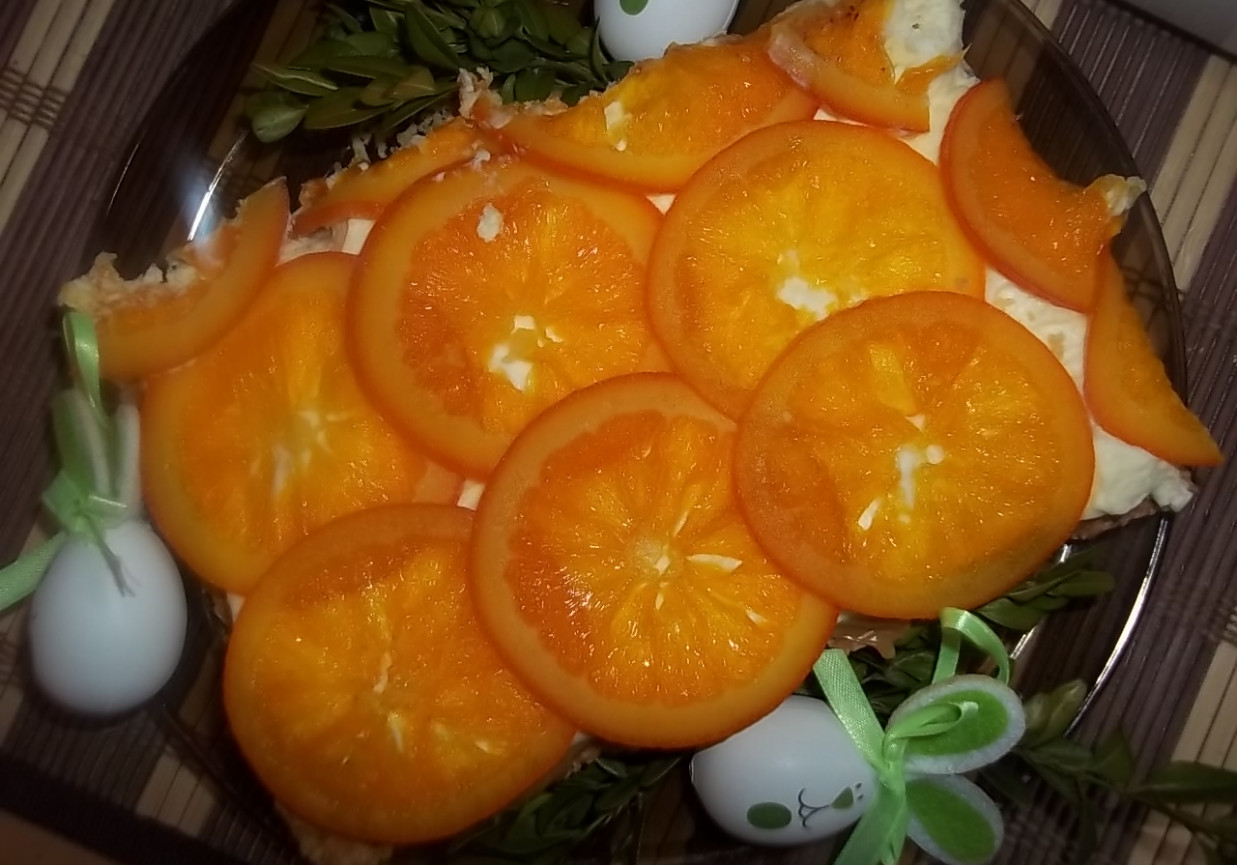 Mazurek z pomarańczami foto