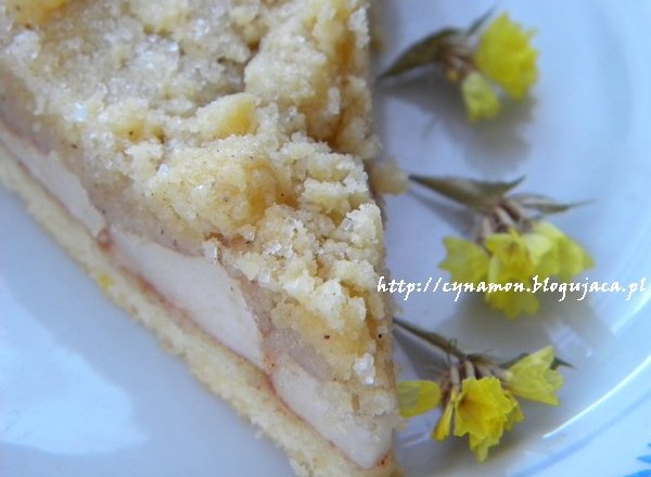 Fotografia przedstawiająca Ciasto jabłkowo – cynamonowo – cytrynowe