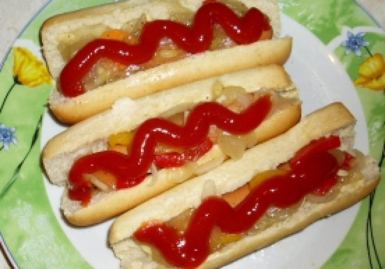 Mega hot-dog foto