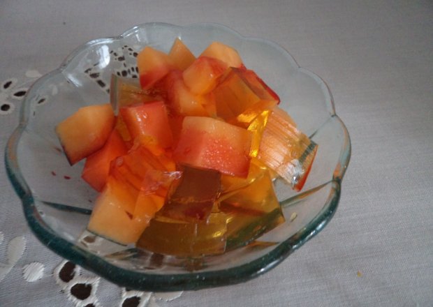 Fotografia przedstawiająca Melonowy deser