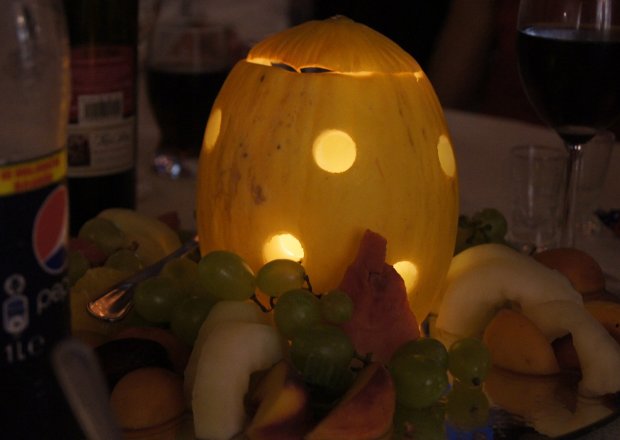 Fotografia przedstawiająca Melonowy lampion