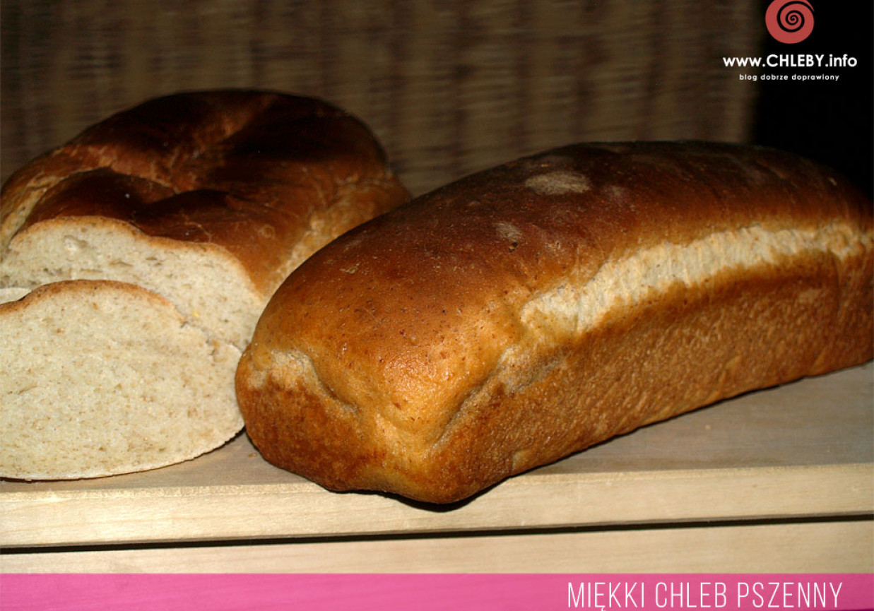 Miękki chleb pszenny foto