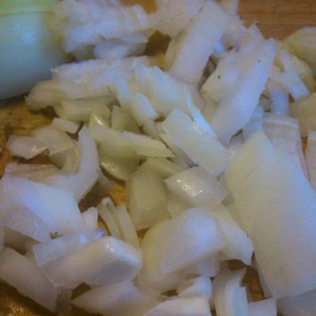 Krok 1 - Mielone kotleciki z ryżem i cebulką cukrową  foto