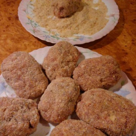 Krok 6 - Mielone kotlety z niespodzianką foto