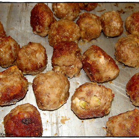 Krok 3 - MIELONE KULKI Z PIECZARKAMI foto