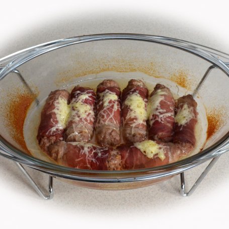Krok 5 - Mielone pieczone w szynce parmeńskiej foto