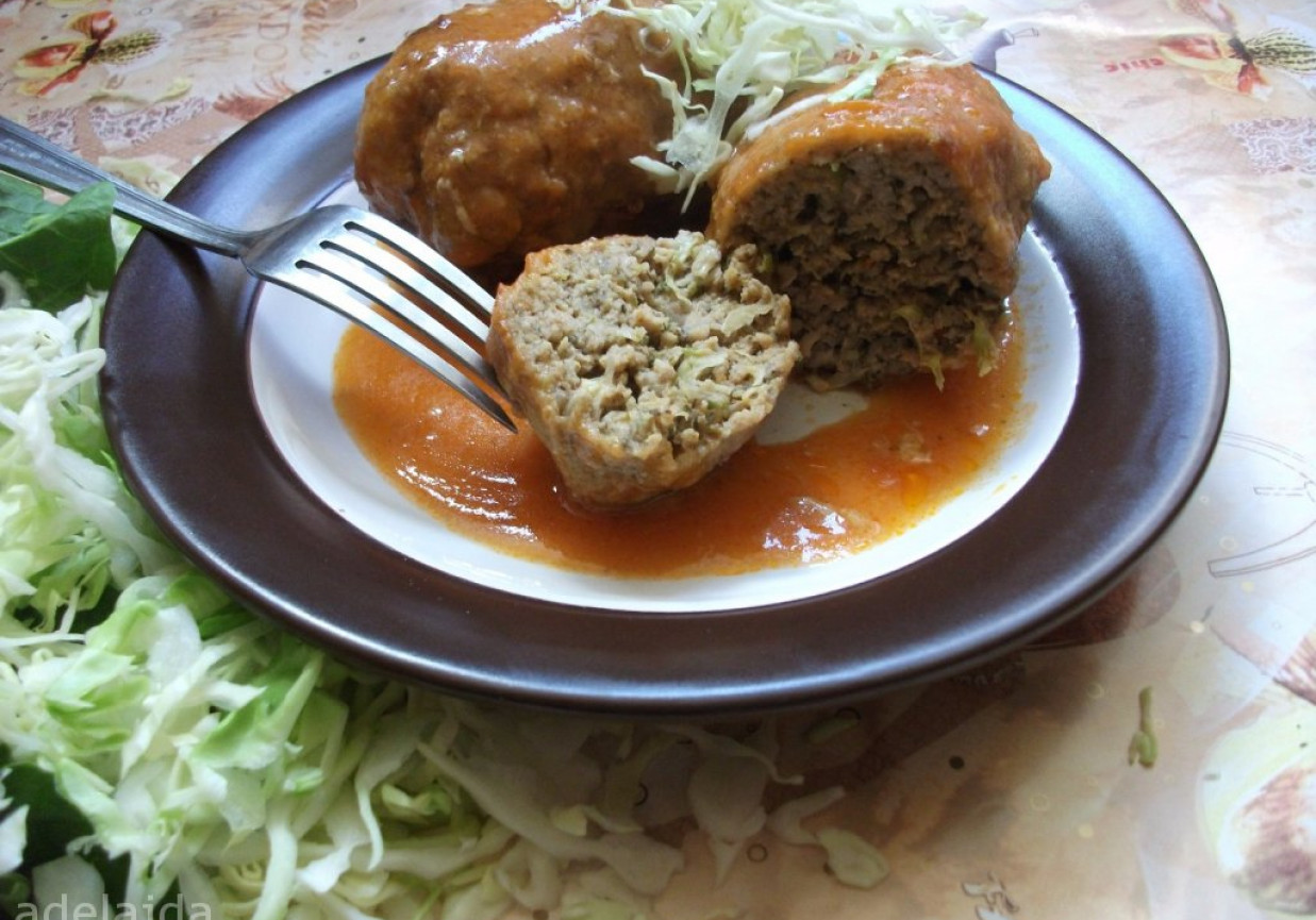 Mielone z kapustą w środku prawie jak gołąbki  foto