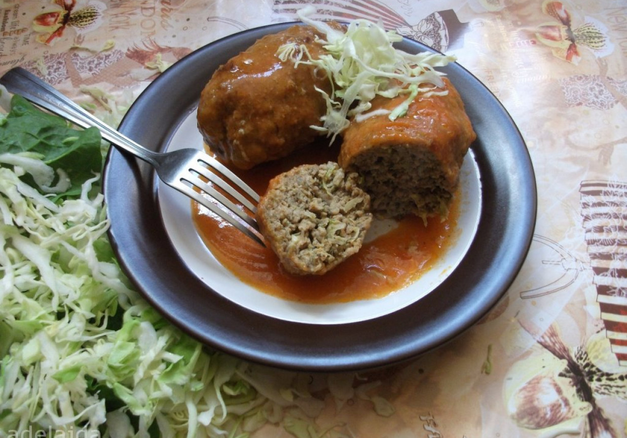 Mielone z kapustą w środku prawie jak gołąbki  foto