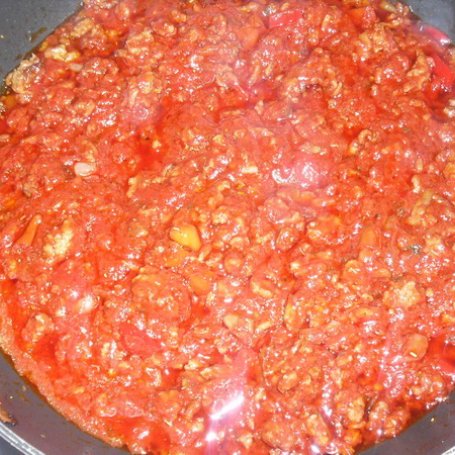 Krok 5 - Mięsno-warzywne spaghetti. foto