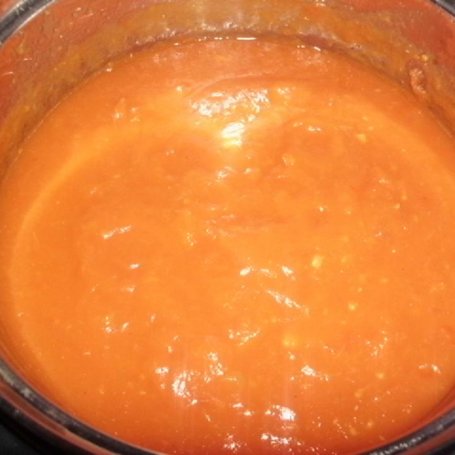 Krok 3 - Mięso gulaszowe w sosie dyniowo-pomidorowym foto