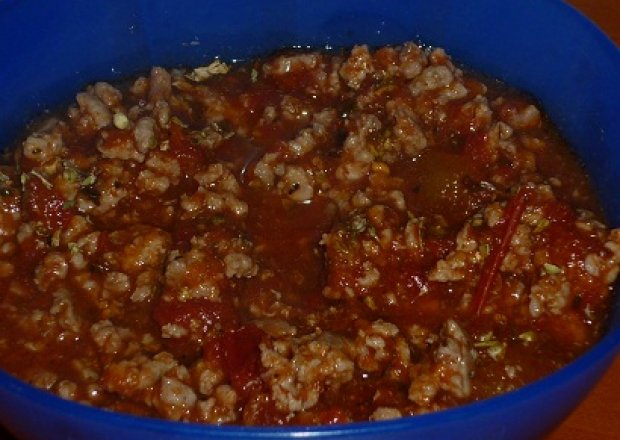 Fotografia przedstawiająca Mięso mielone w sosie pomidorowym