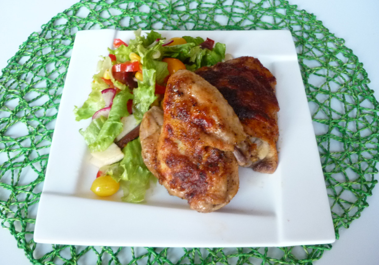 Mięso z kurczaka w pikantnej marynacie foto