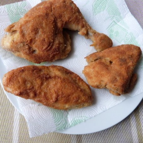 Krok 7 - Mięso z kurczaka w pikantnej panierce  foto