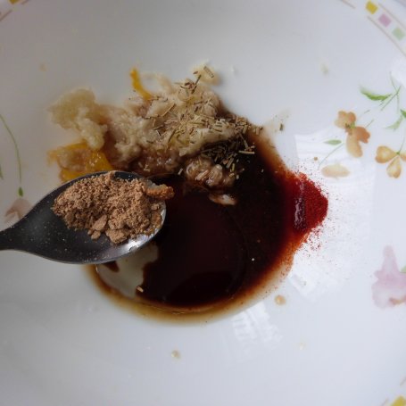Krok 2 - Mięso z kurczaka w pomarańczach foto
