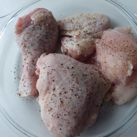 Krok 2 - Mięso z kurczaka w przyprawie do pizzy foto