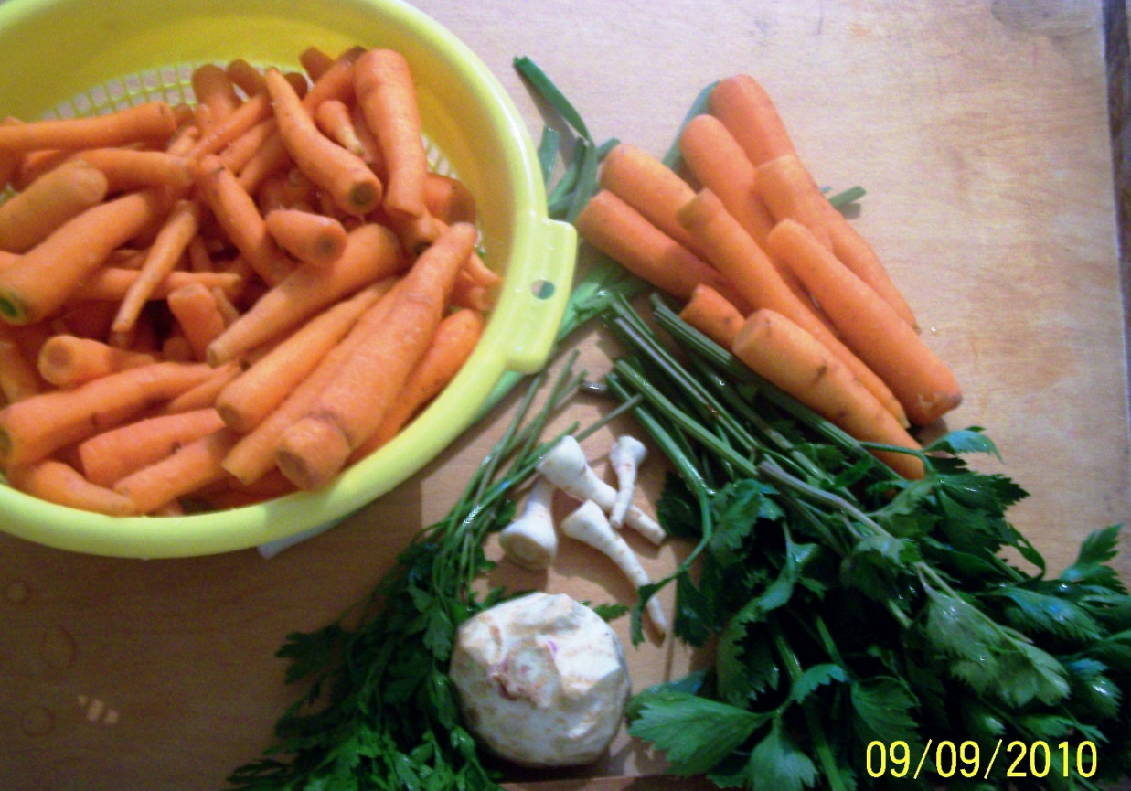 mieszanka warzywna do zup i sosów na zime foto