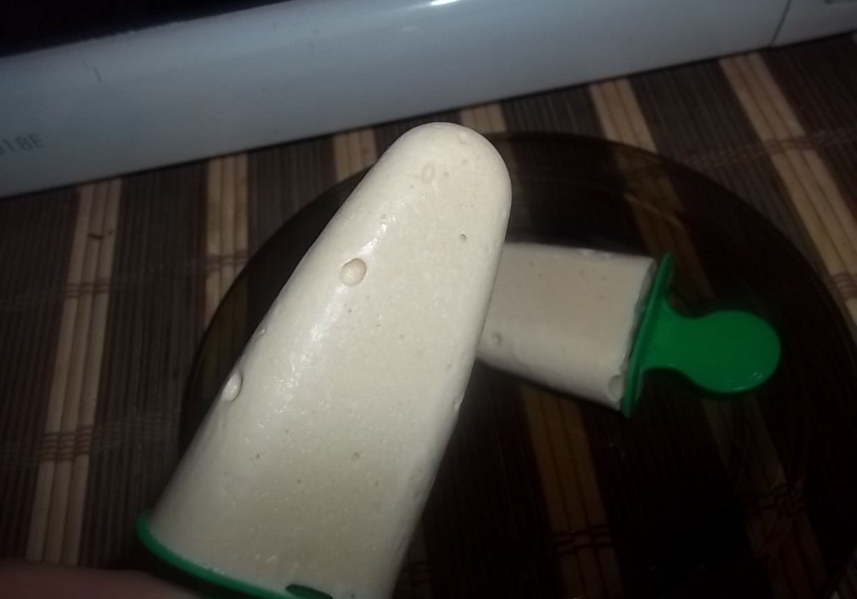 Miętowe lody cappuccino foto