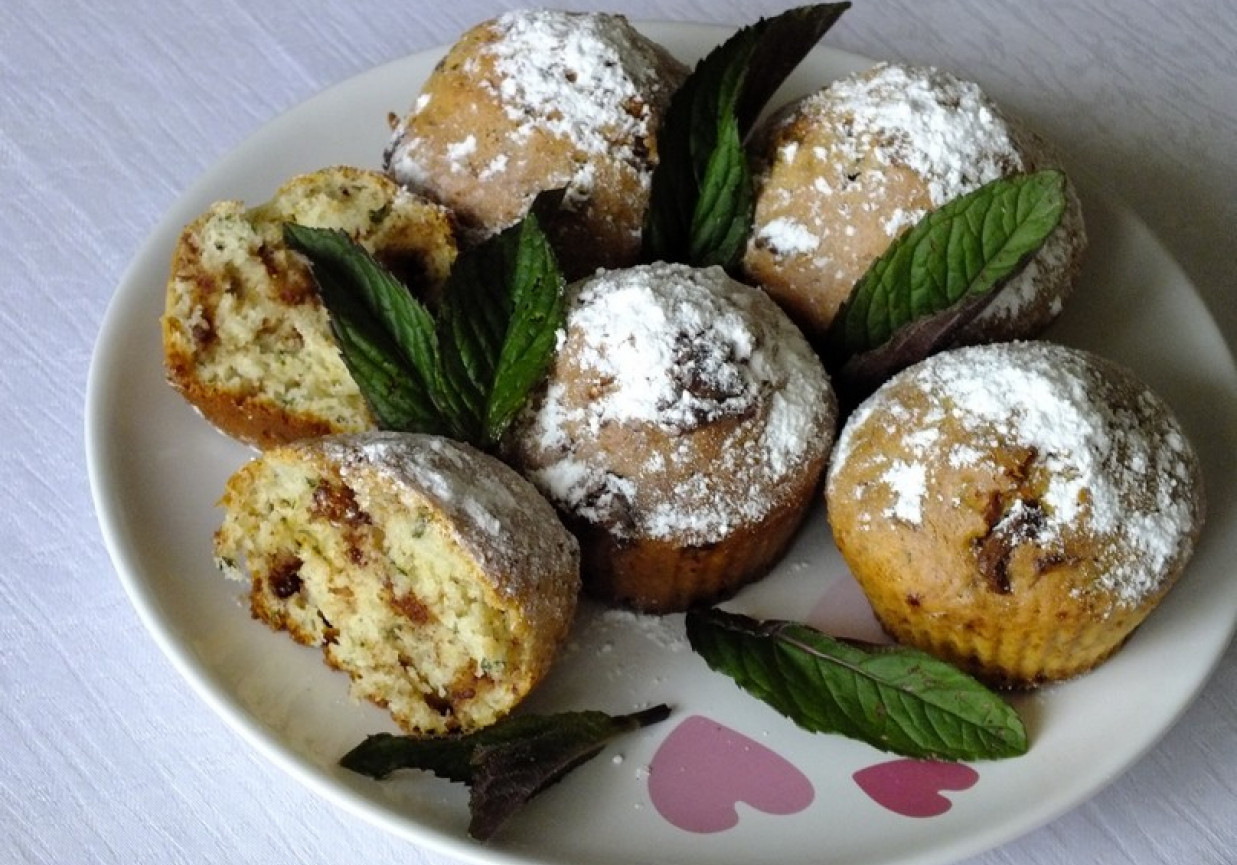 Miętowo - czekoladowe muffinki  foto