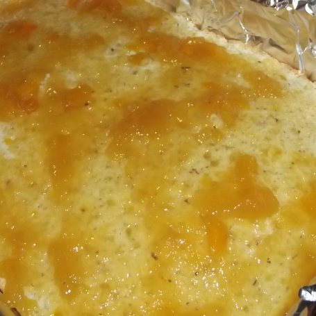 Krok 7 - Migdałowe ciasto z serem foto