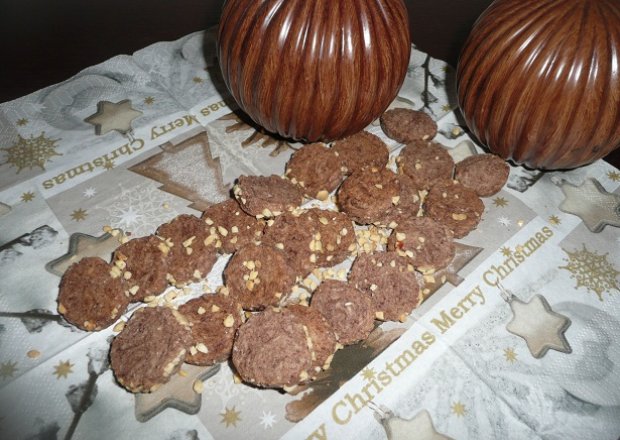 Fotografia przedstawiająca Mini czekoladowe ciasteczka