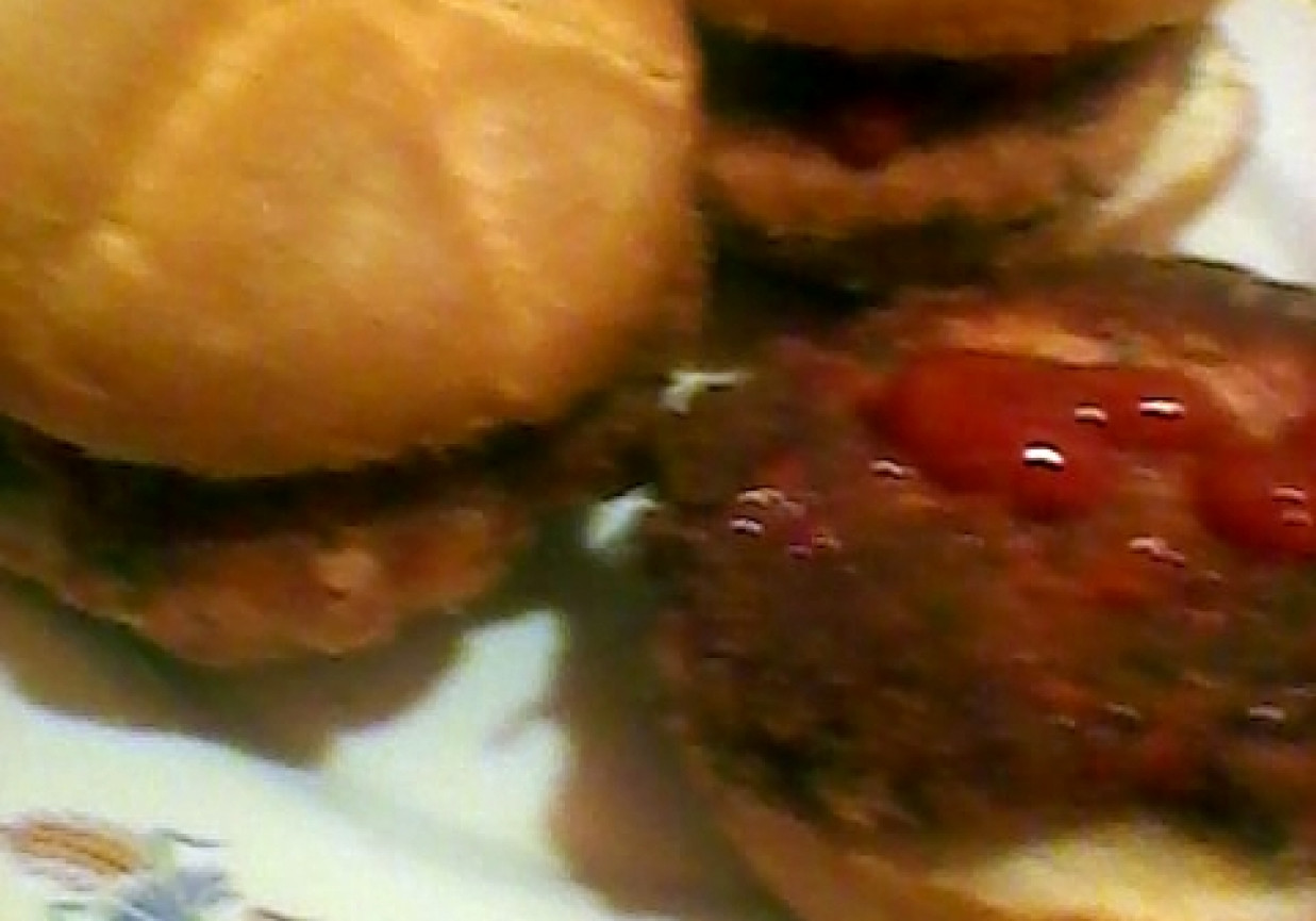 Mini hamburger foto