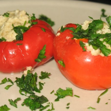 Krok 4 - Mini papryczki pomidorowe z farszem mięsnym foto