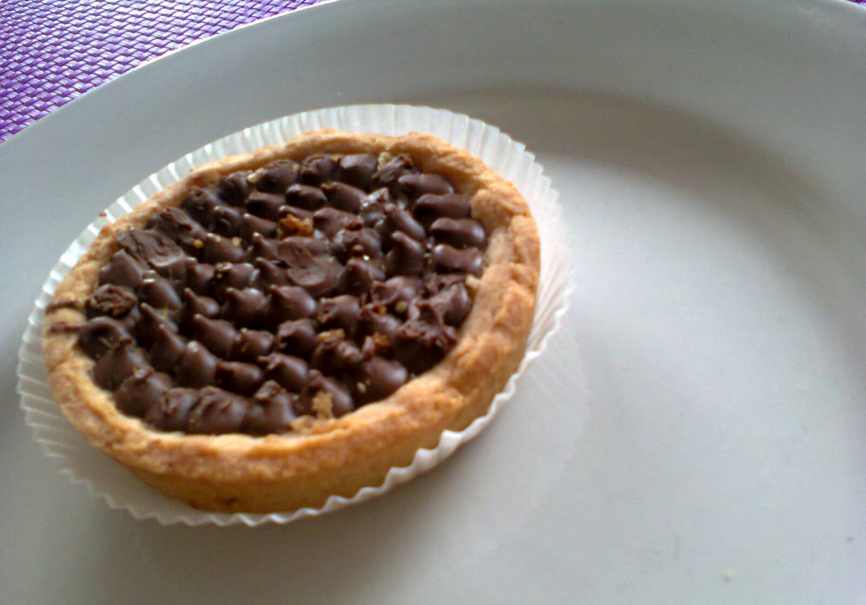 Mini tarta z czekoladą foto