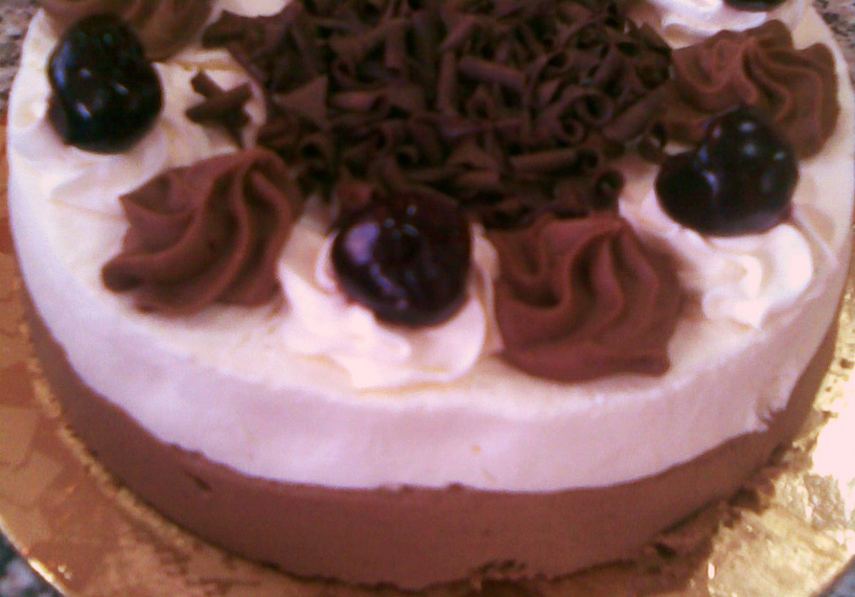 Mini torcik czekoladowo śmietankowy foto