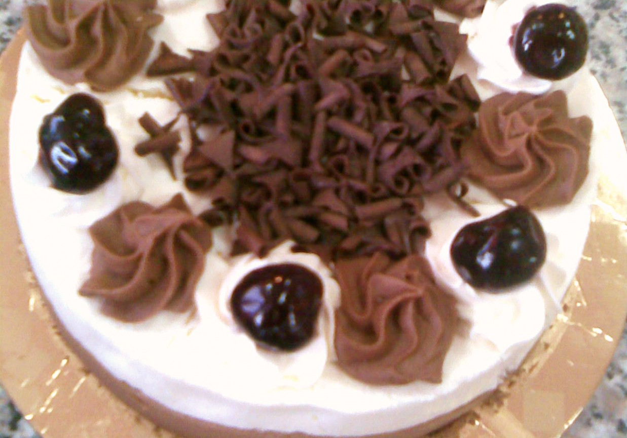 Mini torcik czekoladowo śmietankowy foto