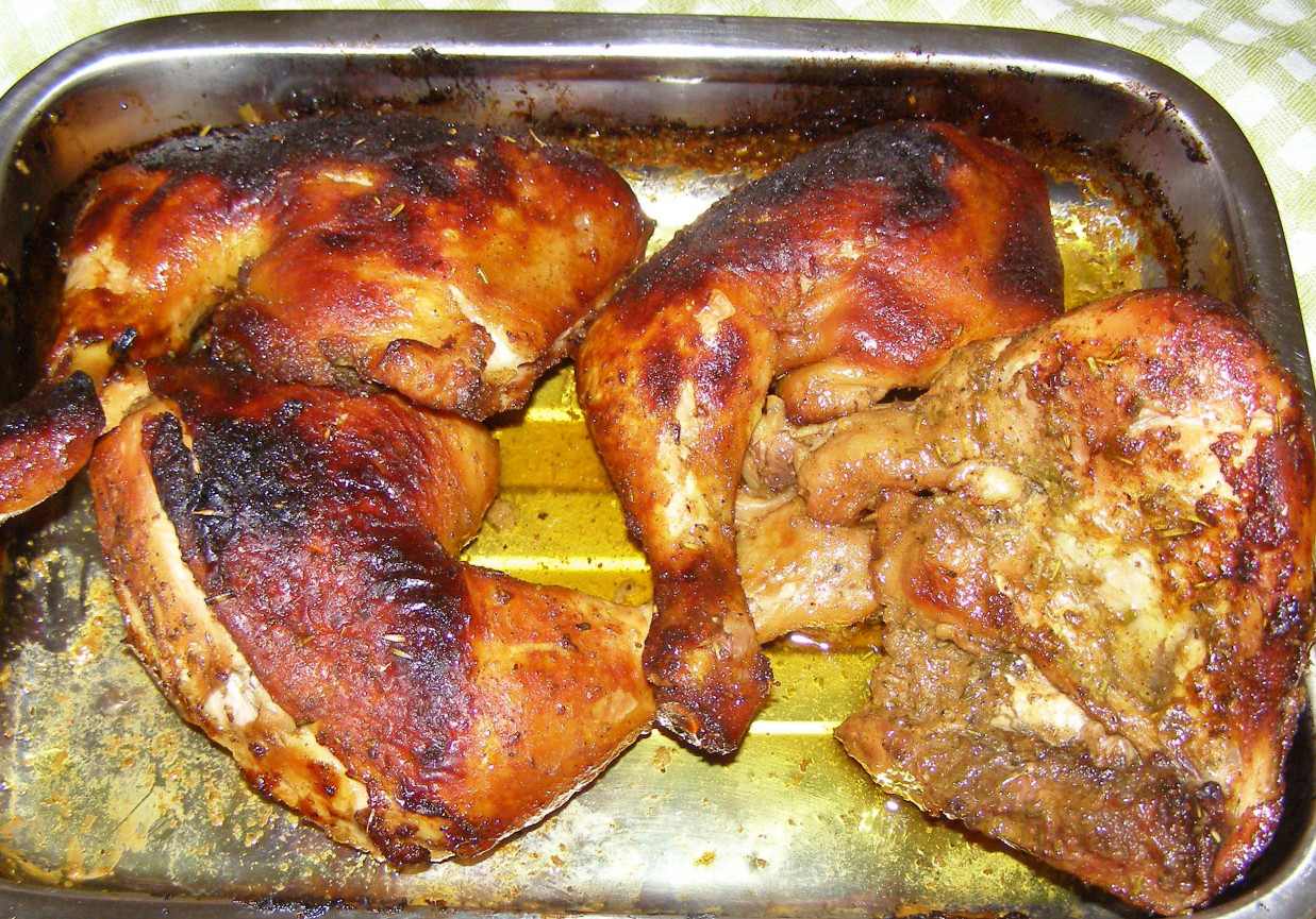 miodowe uda kurczaka z piekarnika... foto