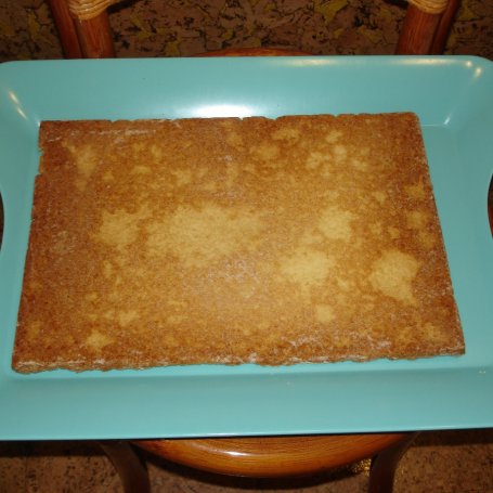 Krok 4 - Miodownik z masą serowo żurawinową i czekoladową pod kruszonką pistacjowo-dyniową foto