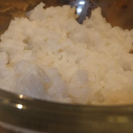 Krok 1 - Miodowy ryż na mleku z sosem malinowym  foto