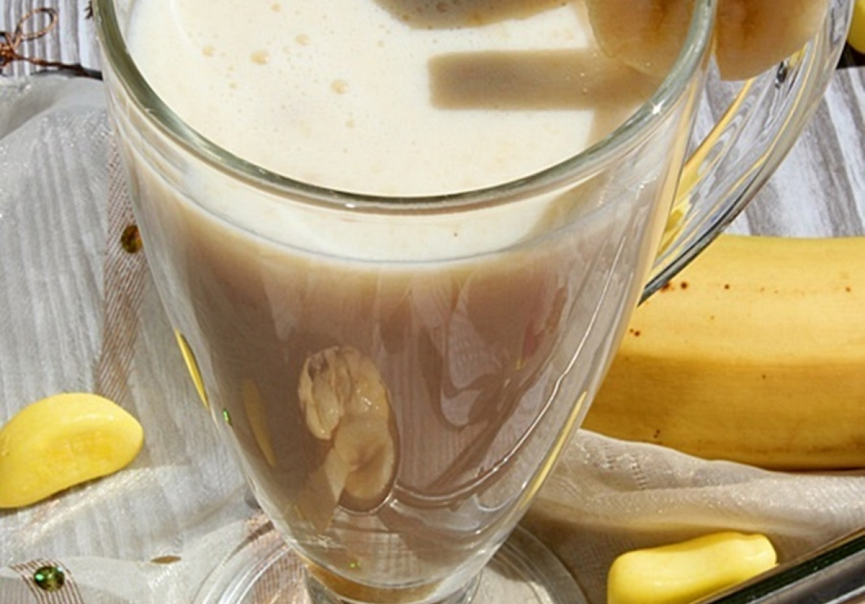 Mleczny shake bananowo-waniliowy foto