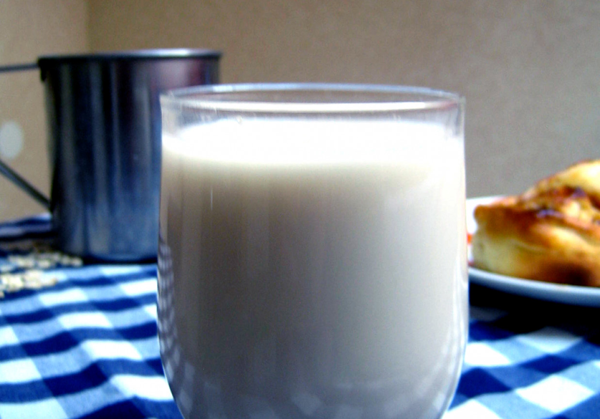 mleko owsiane foto