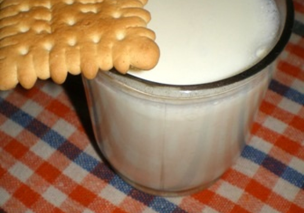 Mleko z miodem i wanilią foto