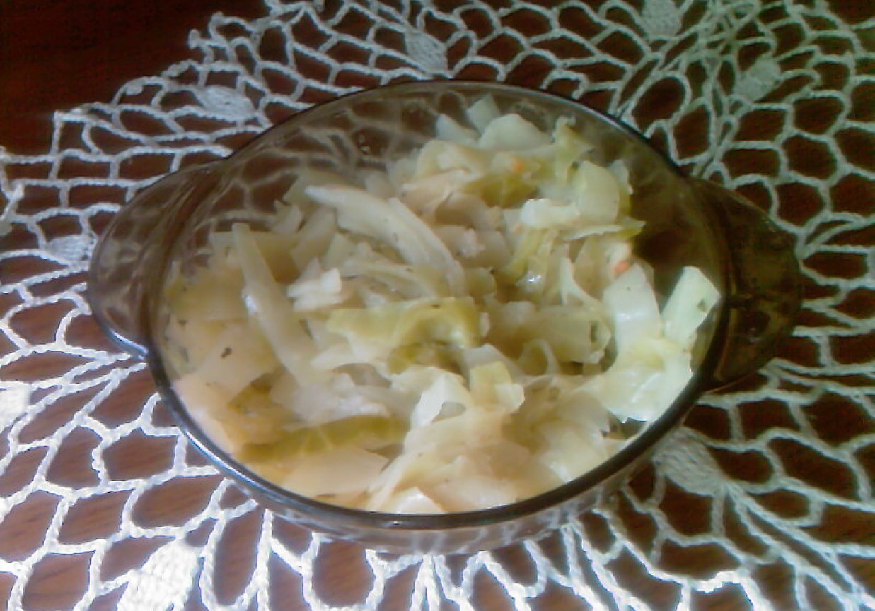 Młoda kapusta słodko-kwaśna foto