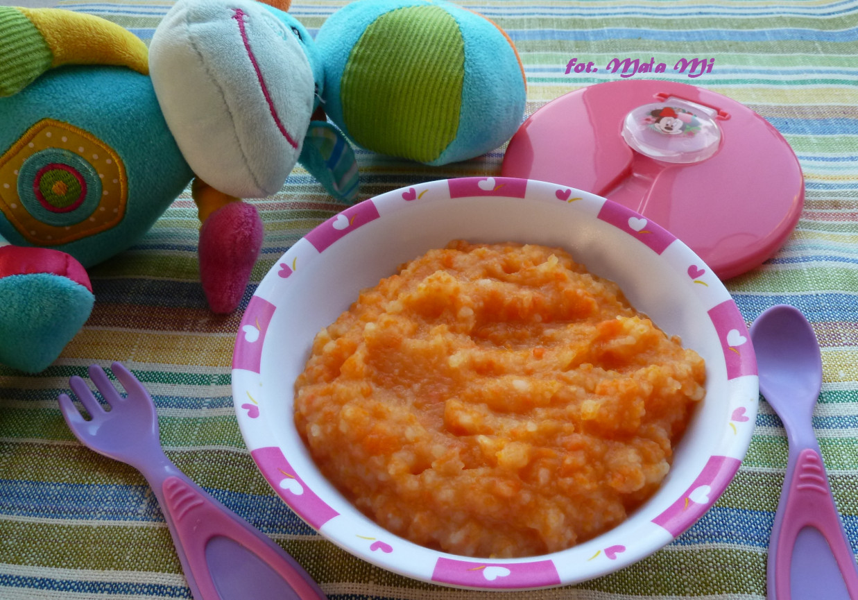 Młoda marchew z ziemniaczkami - dla niemowląt foto