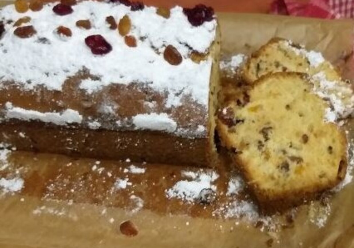 Mój mocno bakaliowy keks foto